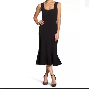 Dress the Population black midi dress